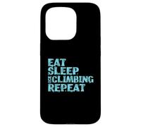 Eat Sleep : Escalade sur Glace, Escalade sur Glace répétée Coque pour iPhone 15 Pro