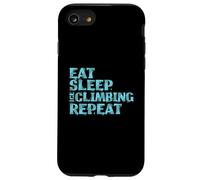 Eat Sleep : Escalade sur Glace, Escalade sur Glace répétée Coque pour iPhone SE (2020) / 7/8