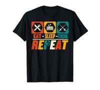 Eat Sleep Fencing Repeat - Funny Fencing Fencer Lover T-Shirt