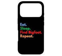 Eat Sleep Find Bigfoot Repeat pour Les Chasseurs et Les Amoureux de Big Foot Coque pour iPhone 17 Pro