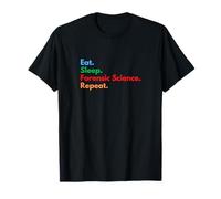 Eat Sleep Forensic Science Répétez Le Crime scientifiques médico-légaux T-Shirt