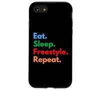 Eat Sleep Freestyle Repeat pour Les Danseurs et Les Amateurs de Freestyle Coque pour iPhone SE (2020) / 7/8