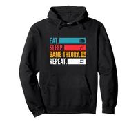 Eat Sleep Game Theory Repeat for Poker Night Strategy Sweat à Capuche