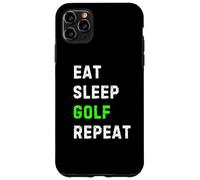 Eat Sleep Golf Repeat Cool Funny Golfing Coque pour iPhone 11 Pro Max