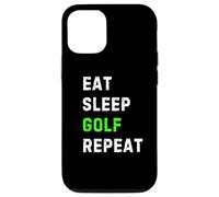Eat Sleep Golf Repeat Cool Funny Golfing Coque pour iPhone 12/12 Pro