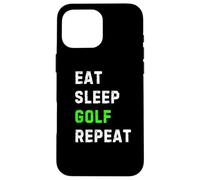Eat Sleep Golf Repeat Cool Funny Golfing Coque pour iPhone 16 Pro Max