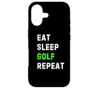 Eat Sleep Golf Repeat Cool Funny Golfing Coque pour iPhone 17