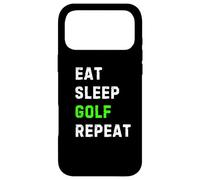 Eat Sleep Golf Repeat Cool Funny Golfing Coque pour iPhone 17 Pro Max