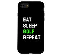 Eat Sleep Golf Repeat Cool Funny Golfing Coque pour iPhone SE (2020) / 7/8