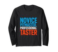 Eat Sleep Grill Repeat Funny BBQ Griller Food Lover Humour Manche Longue