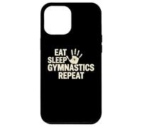 Eat Sleep Gymnastics Repeat Tumbling Beam Floor Vault Coque pour iPhone 12 Pro Max