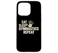 Eat Sleep Gymnastics Repeat Tumbling Beam Floor Vault Coque pour iPhone 15 Pro Max