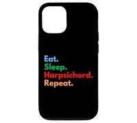Eat Sleep Harpsichord Repeat - Joueurs et Amoureux de Clavecin Coque pour iPhone 12/12 Pro