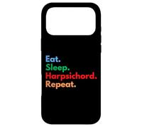 Eat Sleep Harpsichord Repeat - Joueurs et Amoureux de Clavecin Coque pour iPhone 17 Pro Max