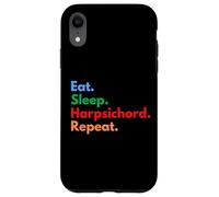 Eat Sleep Harpsichord Repeat - Joueurs et Amoureux de Clavecin Coque pour iPhone XR