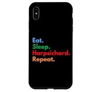Eat Sleep Harpsichord Repeat - Joueurs et Amoureux de Clavecin Coque pour iPhone XS Max