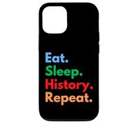 Eat Sleep History Repeat for Historiens and History Teachers Coque pour iPhone 12/12 Pro