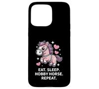 Eat Sleep Hobby Horse Repeat Cute Pony Rider Coque pour iPhone 15 Pro Max