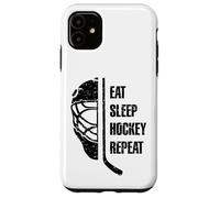 Eat Sleep Hockey Repeat for Teens Adults Cool Hockey Fans Coque pour iPhone 11