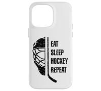 Eat Sleep Hockey Repeat for Teens Adults Cool Hockey Fans Coque pour iPhone 14 Pro Max