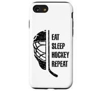 Eat Sleep Hockey Repeat for Teens Adults Cool Hockey Fans Coque pour iPhone SE (2020) / 7/8