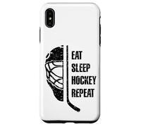 Eat Sleep Hockey Repeat for Teens Adults Cool Hockey Fans Coque pour iPhone XS Max
