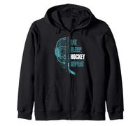 Eat Sleep Hockey Repeat Gamer Kid Teen Hockey Player Gaming Sweat à Capuche