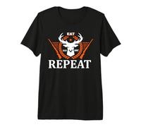 Eat Sleep Hunt Repeat Hunting Hunter Life Adventure Nature T-Shirt Haut de Gamme