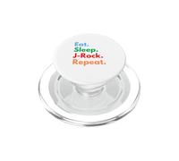 Eat Sleep J-Rock Repeat pour Les Amateurs de J-Rock PopSockets PopGrip pour MagSafe