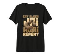 Eat Sleep Jai Alai Repeat T-Shirt Haut de Gamme