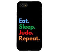 Eat Sleep Judo Repeat pour Les Combattants, Les entraîneurs et Les Amateurs de Judo Coque pour iPhone SE (2020) / 7/8
