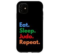 Eat Sleep Judo Repeat pour Les Combattants, Les entraîneurs et Les Amateurs de Judo Coque pour iPhone 11