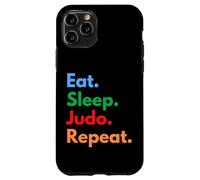 Eat Sleep Judo Repeat pour Les Combattants, Les entraîneurs et Les Amateurs de Judo Coque pour iPhone 11 Pro