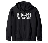 Eat Sleep Juggle Repeat Funny Jongler Sweat à Capuche