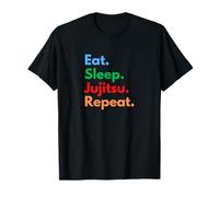 Eat Sleep Jujitsu Repeat Japanese Jujutsu Fighters & Lovers T-Shirt