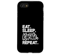 Eat Sleep Karaté Repeat Arts Martiaux Fighter Dojo Training Coque pour iPhone SE (2020) / 7/8