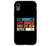 Eat Sleep Kinky Shit Repeat - BDSM Lifestyle Bondage Coque pour iPhone XR