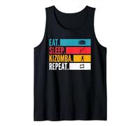 Eat Sleep Kizomba Repeat Kiz Couples de danse à l'école de danse Débardeur