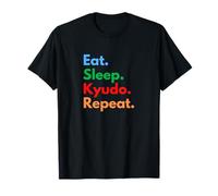 Eat Sleep Kyudo Repeat pour Les Archers et Les Amateurs de tir à l'arc T-Shirt