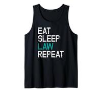 Eat Sleep Law Repeat Avocat Juge Disant Débardeur