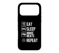 Eat Sleep Make Beats Repeat - Producteur de Musique Hip Hop Coque pour iPhone 17 Pro Max