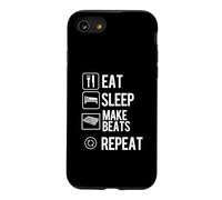 Eat Sleep Make Beats Repeat - Producteur de Musique Hip Hop Coque pour iPhone SE (2020) / 7/8