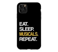 Eat Sleep Musical Repeat Broadway Theatre Coque pour iPhone 11 Pro Max