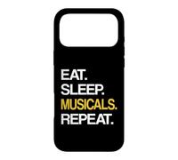Eat Sleep Musical Repeat Broadway Theatre Coque pour iPhone 17 Pro Max