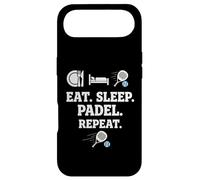 Eat Sleep Padel Repeat Sports Team Players Coach Design Coque pour iPhone Air