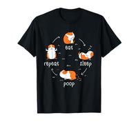 Eat Sleep Poop Repeat - Cochon d'Inde - Cochon d'Inde T-Shirt