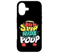 Eat Sleep Ride Poop Kids Funny Gift Design Art Coque pour iPhone 17