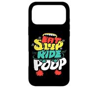 Eat Sleep Ride Poop Kids Funny Gift Design Art Coque pour iPhone 17 Pro Max