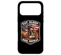 Eat Sleep Ride Repeat Funny Dirt Bike Rider USA Motocross MX Coque pour iPhone 17 Pro Max