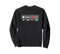 Eat, Sleep, Roll, Repeat - Dés Amusants, Jeu de Table Amusant Sweatshirt